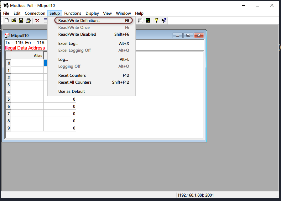 Modbus Poll-使用_modbus Poll 使用教程-CSDN博客