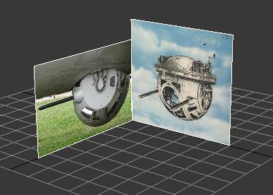 In 3ds Max use ball turret background pictures as references