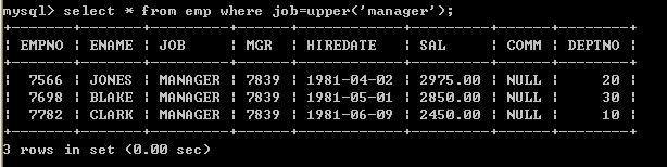upper mysql_MySQL函数