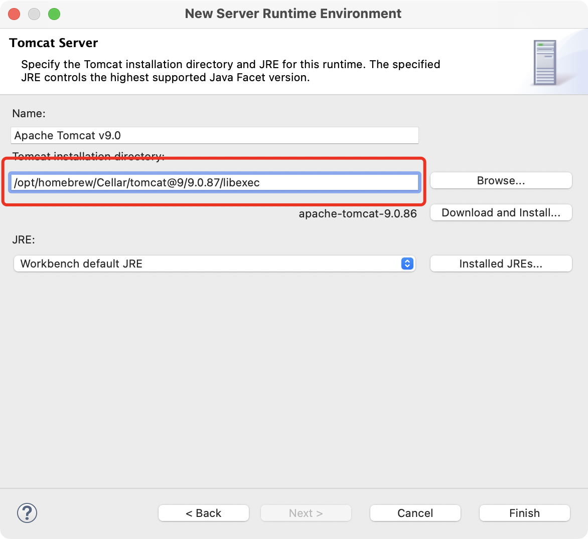 JavaEE SSM框架学习——MacOS Eclipse环境搭建