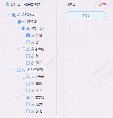 【Axure高保真原型】多级树形穿梭框选择器