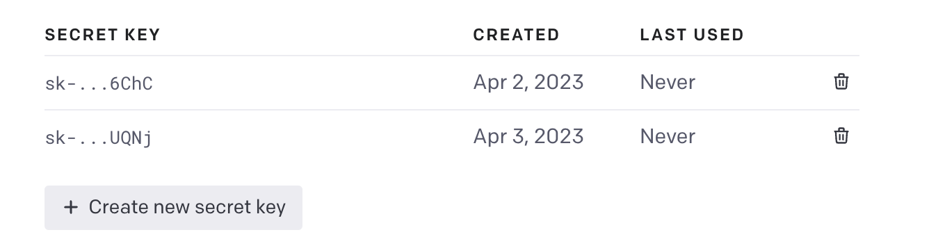 注册 OpenAI 账户并获取 API 密钥