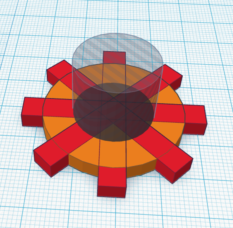 tinkerCAD案例：11.制作齿轮