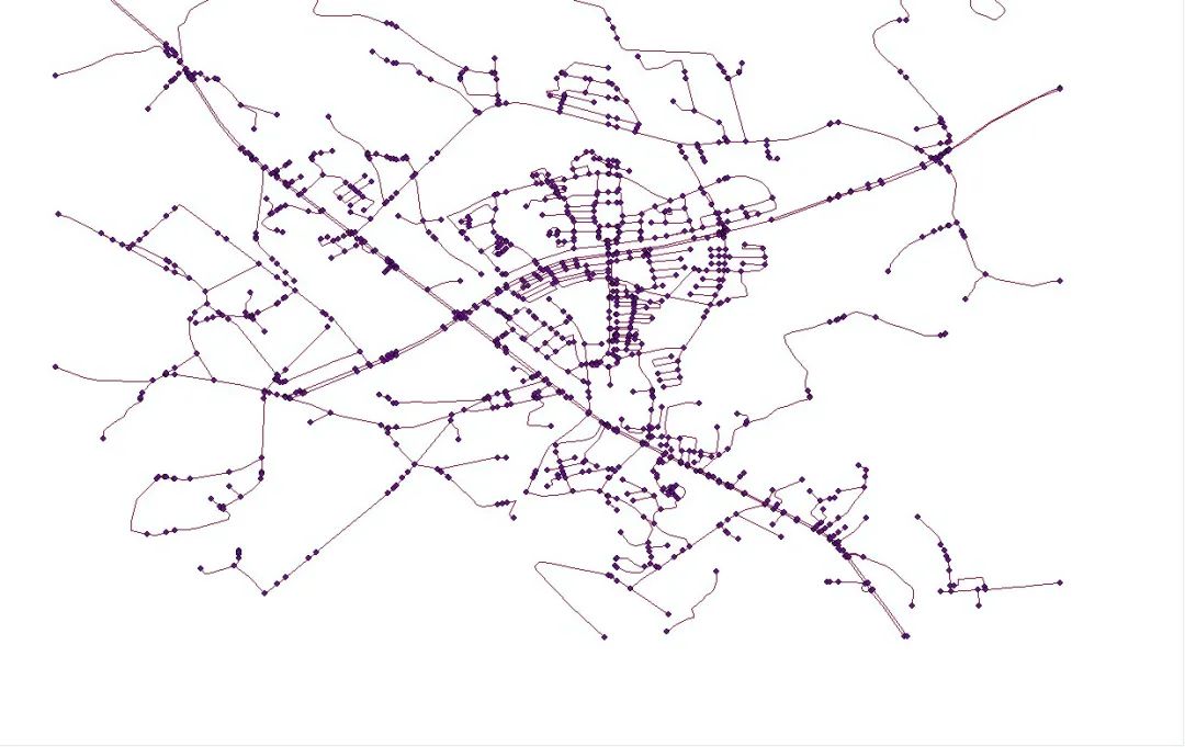 ArcGIS提取路网节点