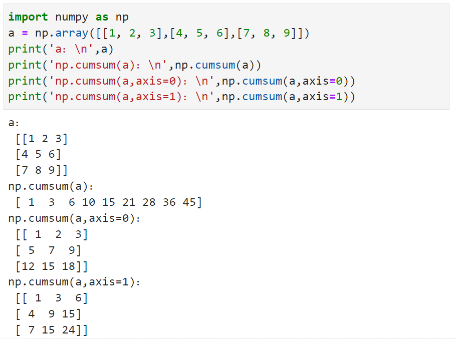 Python中对一个数组各个数进行累加（反差分计算） cumsum（）函数_反过来cumsum()-CSDN博客