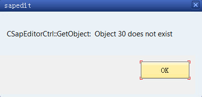 csapeditorctrl <wbr>getobject <wbr>object <wbr>30 <wbr>does <wbr>not <wbr>exist