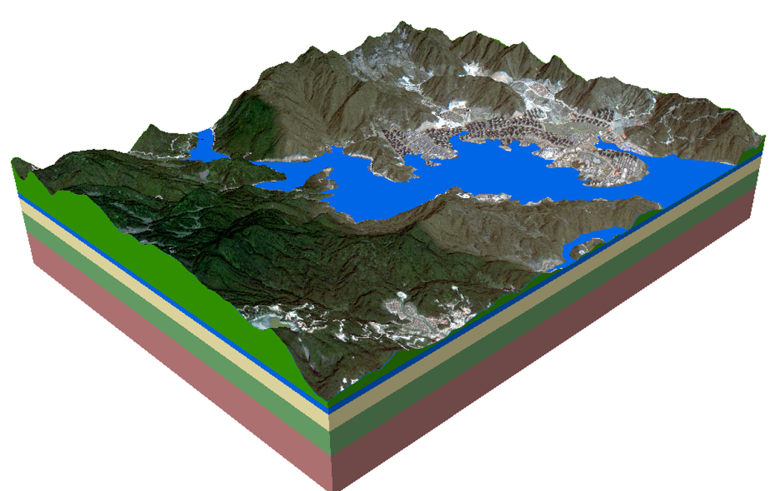 ArcGIS三维景观分层显示