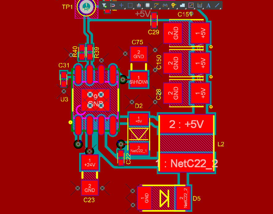 Altium Designer 中的 PCB 布局