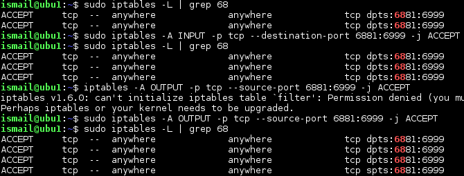 List BitTorrent Related Firewall Rules