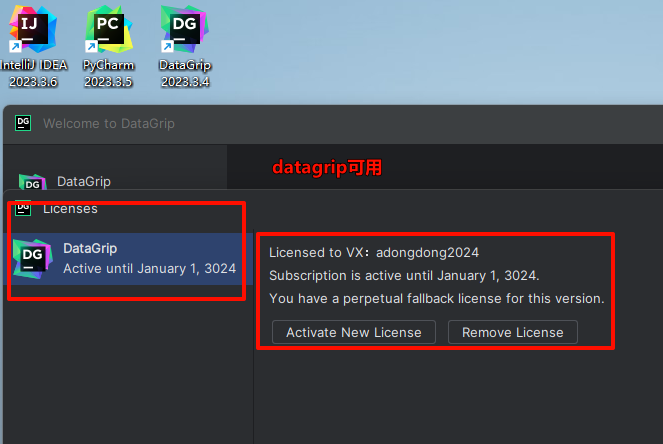 idea、pycharm、datagrip2023版全家桶安装+激活+性能优化