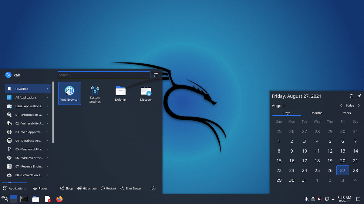 Kali Linux 2021.3 的新改进Kali Linux 2021.3 的新改进