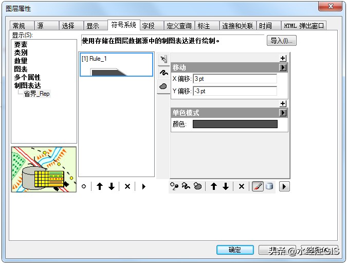 如何使用ArcGIS为面要素制作阴影效果