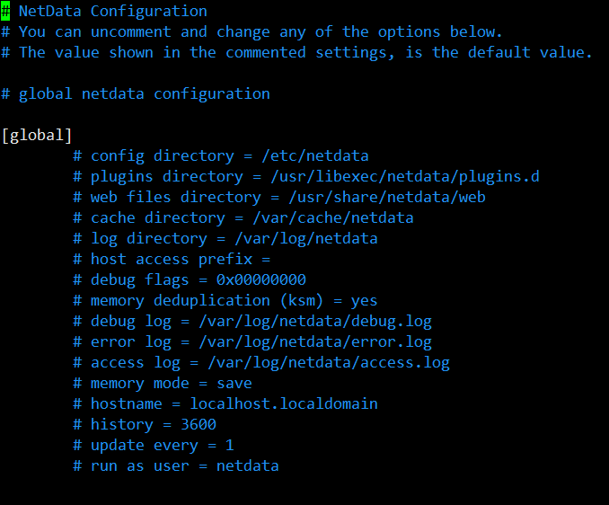 Netdata 是一款 Linux 性能实时监测工具，以web的可视化方式展示