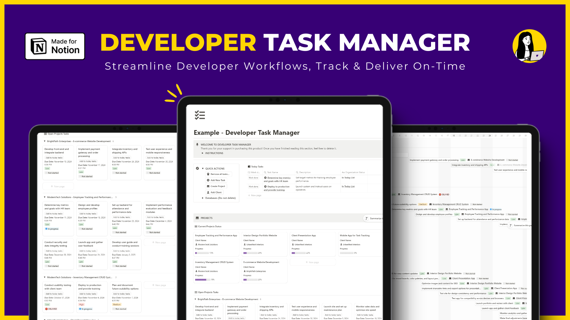 Developer Task Manager