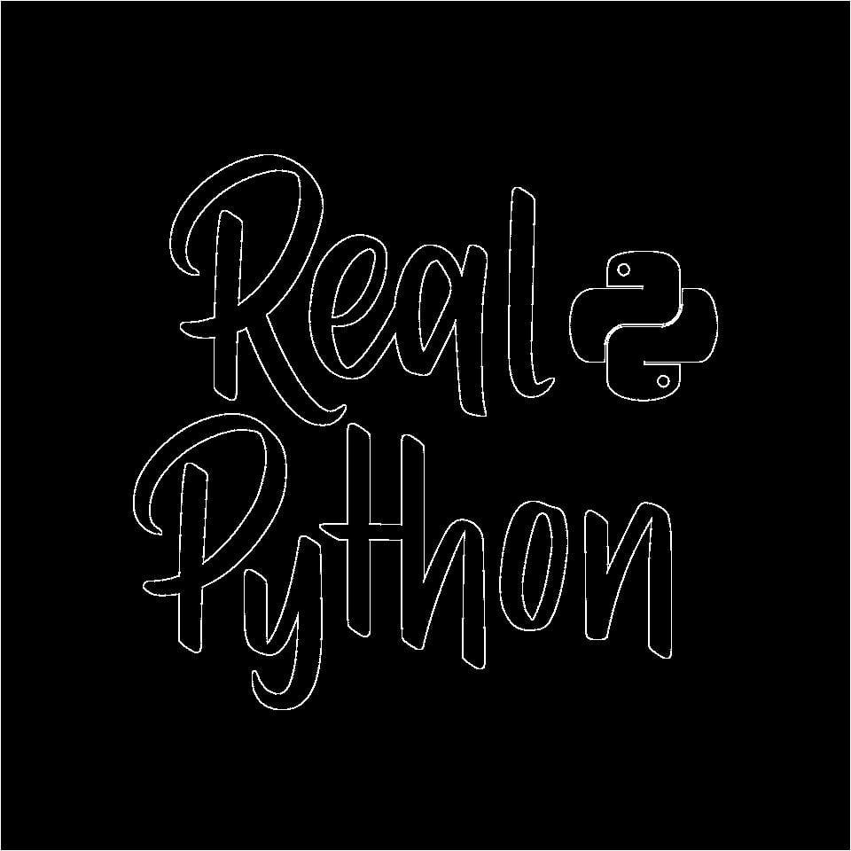 Python Pillow 中真实 Python 徽标的轮廓