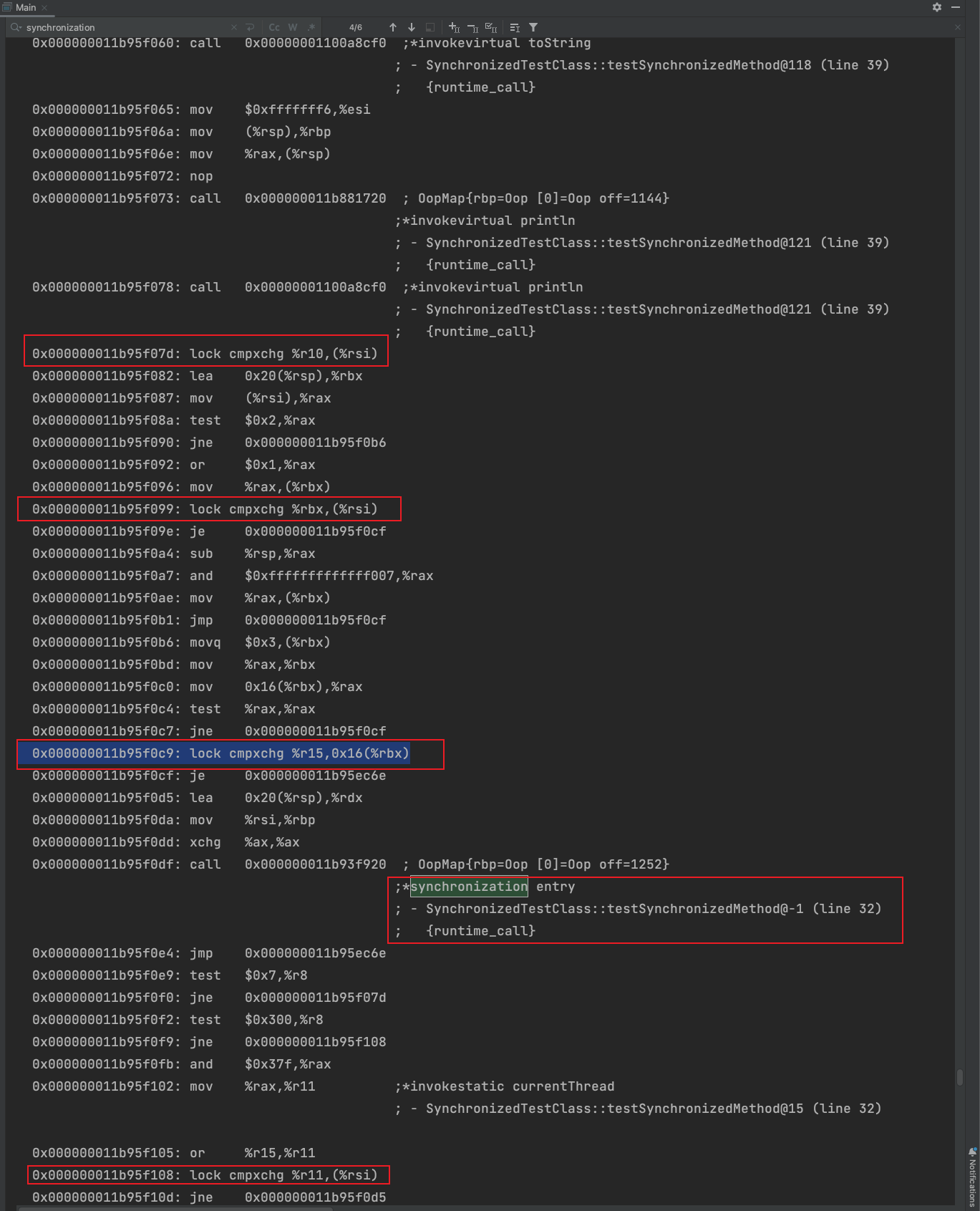 Java-synchronized实现详解（从Java到汇编）