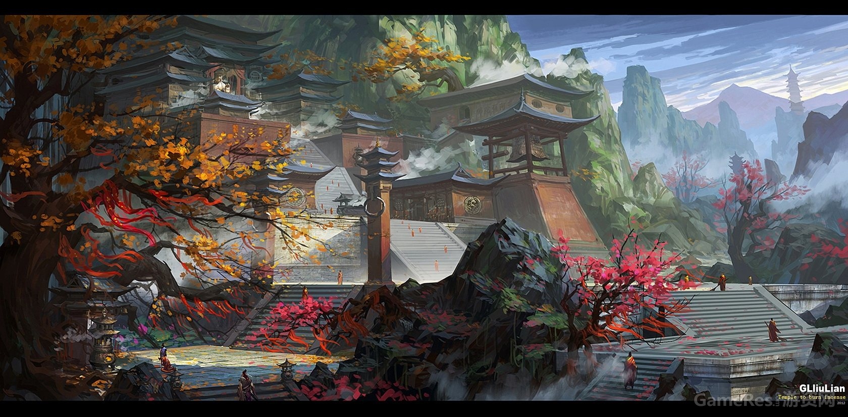 国内资深原画师绿榴莲浅谈原画场景