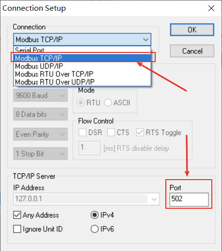 Connection Setup