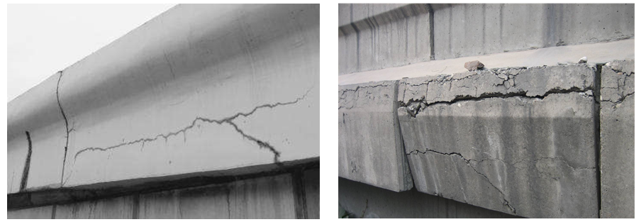 鹅公岩轨道大桥断裂图片
