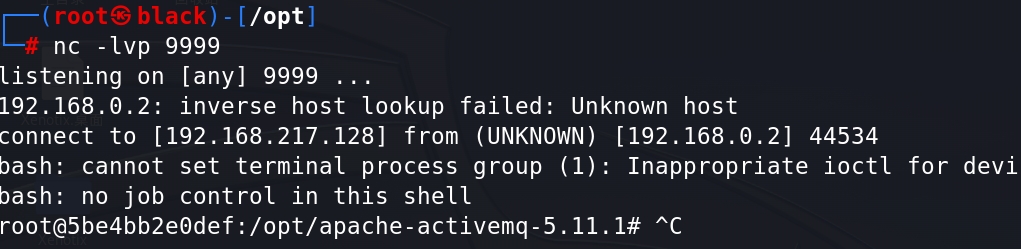 Apache-ActiveMQ 反序列化漏洞(CVE-2015-5254)复现