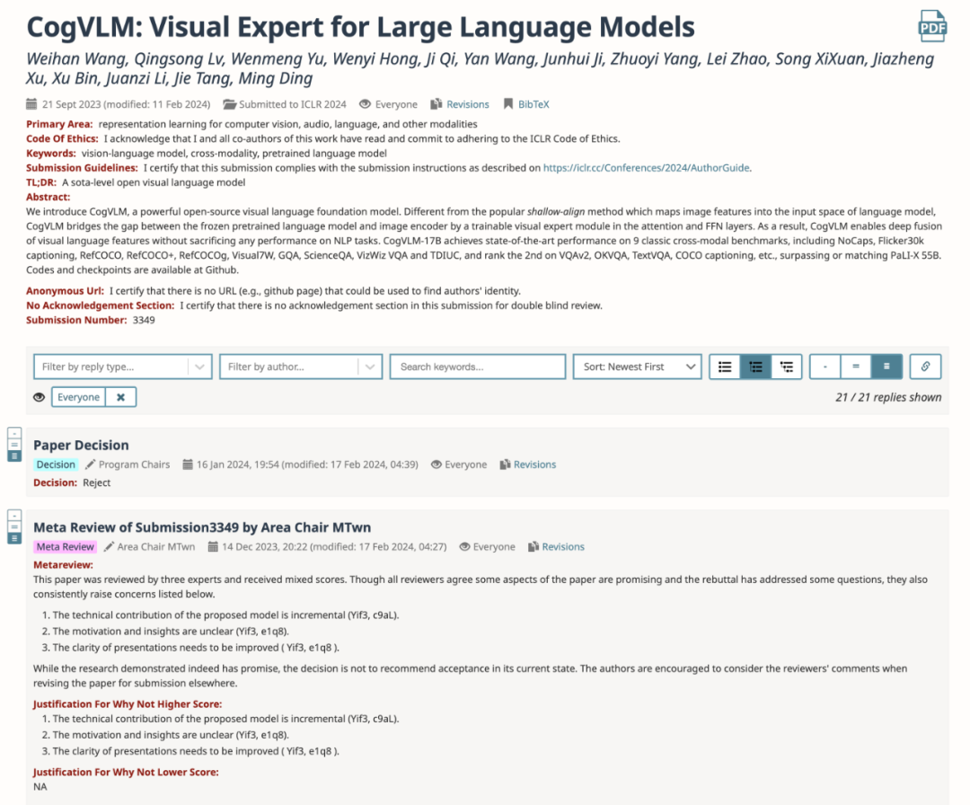 顶流mamba最终确认被iclr2024拒了审稿人实验不足