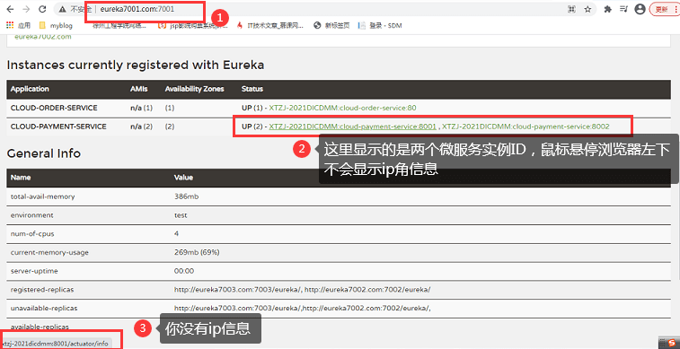 Actuator微服务信息完善-Eureka—SpringCloud（版）微服务学习教程（11）