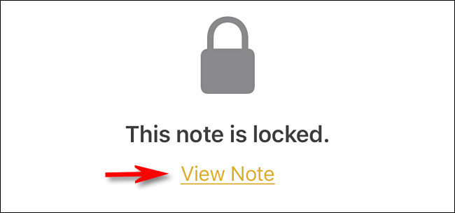 Tap "View Note."