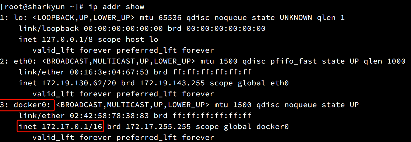 docker0 网桥