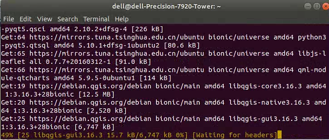 Ubuntu下载、安装QGIS软件的方法