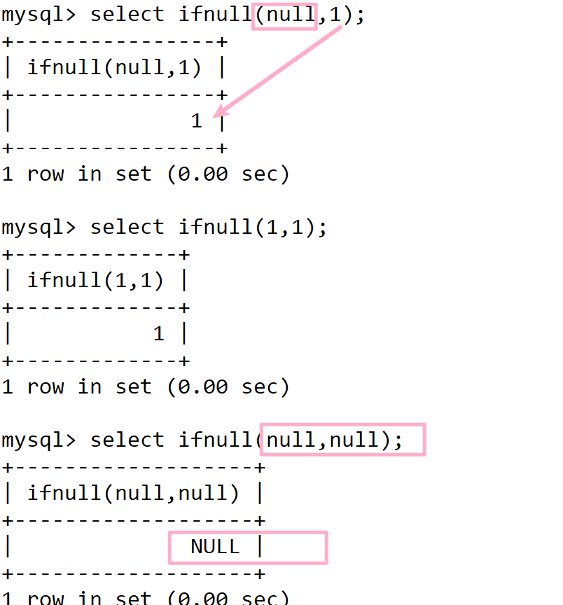 [MySQL#8] 函数 | 日期类 | 字符串类 | 数字类 | ifnull...