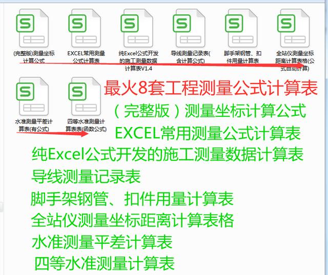 工程应用领域中常用的误差评价公式 最火8套工程测量公式计算表 输入参数即可得结果 效率高误差少 Weixin 的博客 Csdn博客