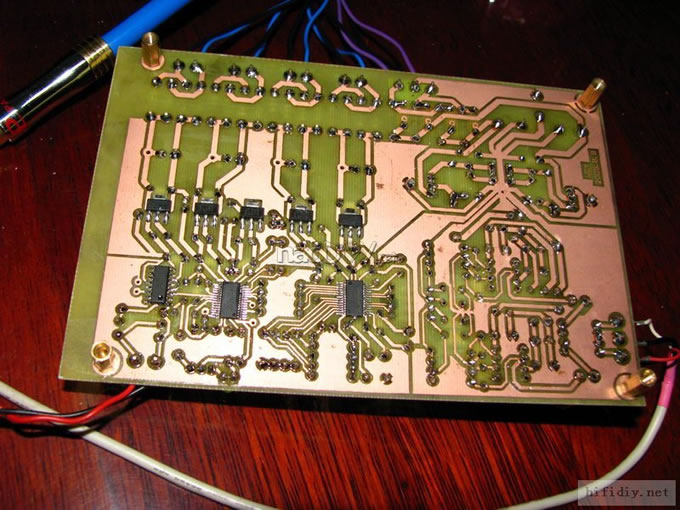 计算机解码原理图diy制作改进的cs4398解码dacpcb和原理图纸