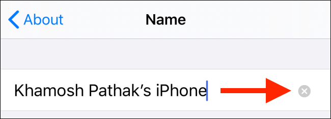 Tap the "X."