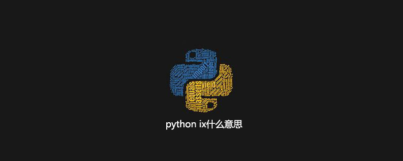 python ix什么意思