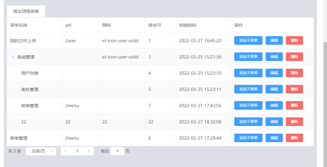 vue实现elementUI table表格树形结构-使用懒加载时-解决子节点增删改后，不刷新子节点数据问题