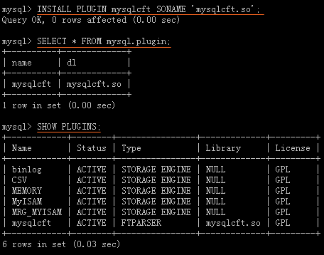 mysql常用命令英文词汇_MySQL中文全文索引插件 mysqlcft 1.0.0 安装使用文档