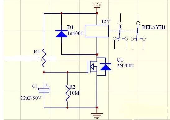 3w最简单led灯电路图_12v延时关闭电路图大全
