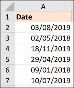 Dates with full stops converted to real dates