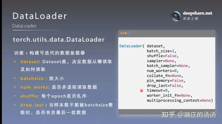 pytorch dataset 和 dataloader 加载步骤