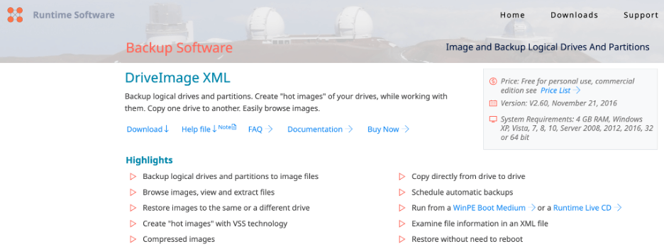 DriveImage XML