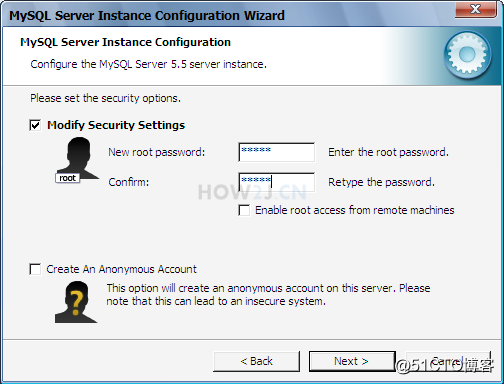 Windows如何安装mysql数据库!插图4 设置root密码