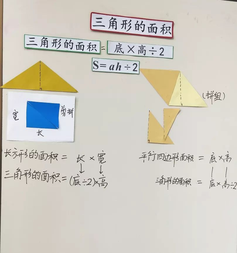 语言已知底和高求三角形面积 课堂研究 三角形的面积 旷视科技的博客 Csdn博客