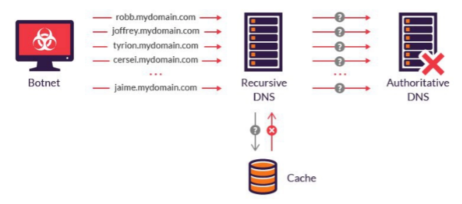 DNS 洪水攻击如何工作