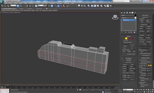 3D Studio Max モデリング チュートリアル未来的なボルトガン