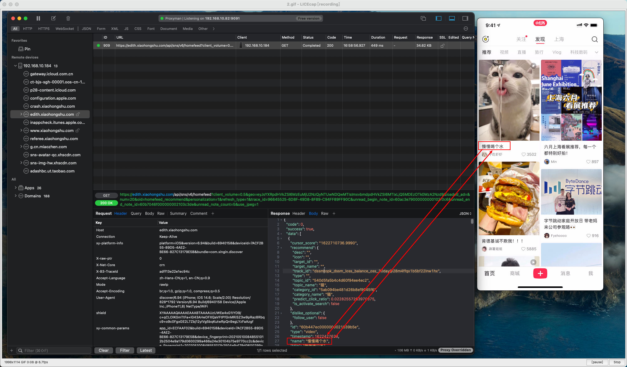 proxyman websocket