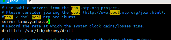 在配置文件里将pool这一行前面加上注释，在起一行添加内容