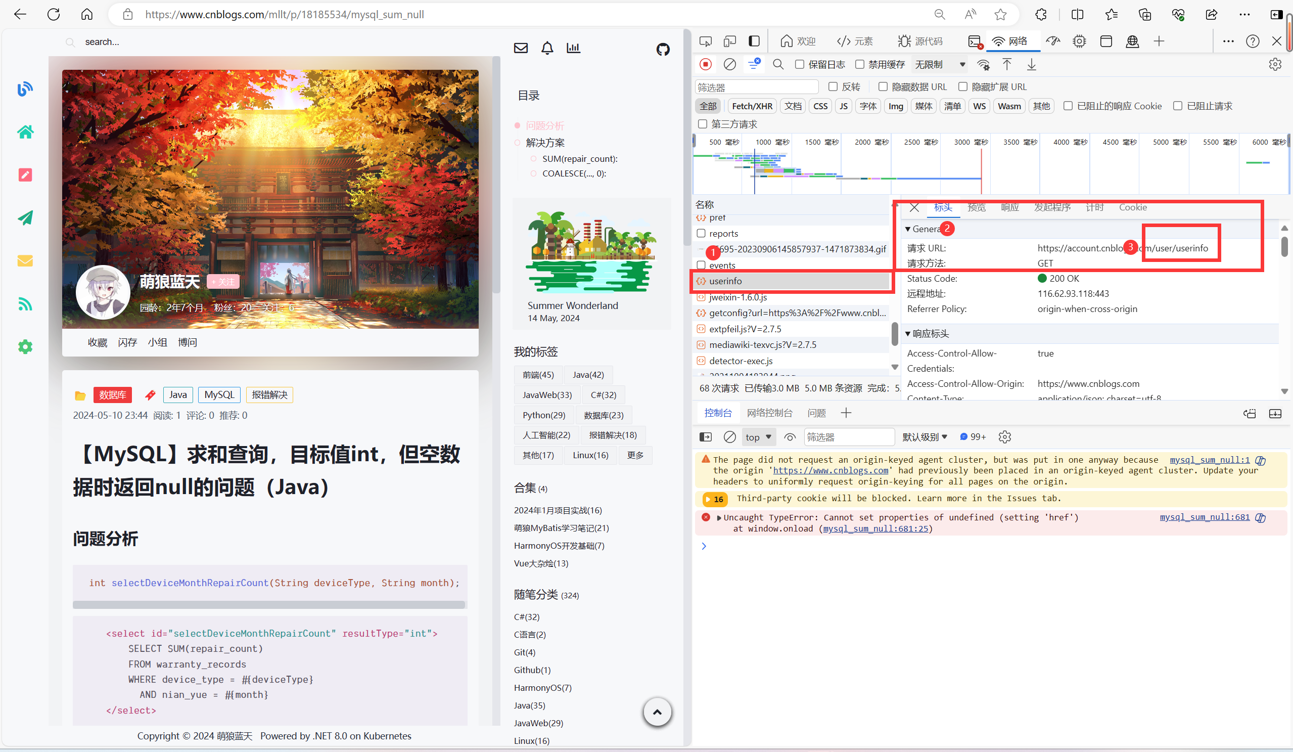 【JavaWeb】前后端分离SpringBoot项目快速排错指南