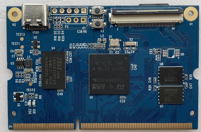 一位业余爱好者花两年时间完成的stm32h7掌上电脑软硬件开源