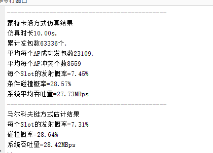 2023数A题——WLAN网络信道接入机制建模