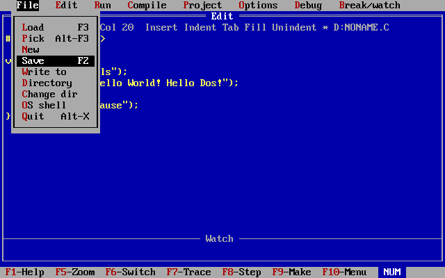 【C/C++】在Dos下(Dosbox)编写C/C++程序_Takanawa-door的博客-CSDN博客_dos编译c程序
